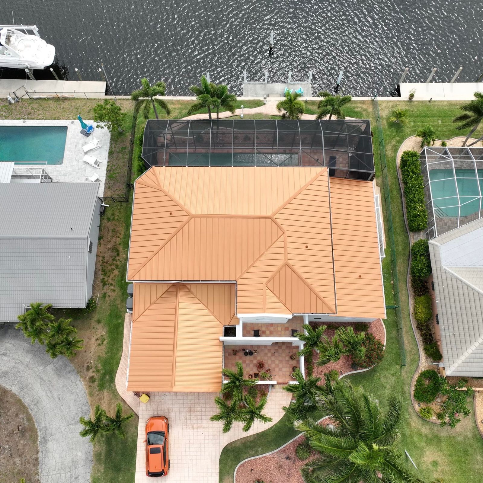 Tile re-roof · Pool home